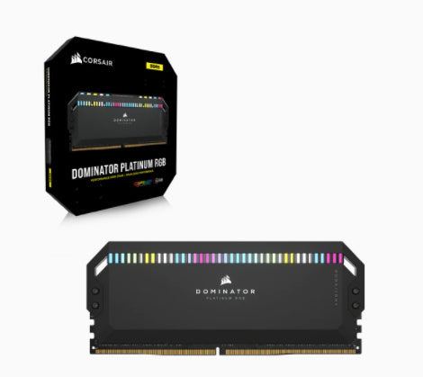 Memoria Dimm Ddr5 Corsair (Cmt32Gx5M2B5200C40) 32Gb 5200Mhz(2X16Gb)Dominator Platinum Rgb Negro Cl40