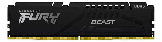 Memoria Dimm Ddr5 Kingston (Kf552C40Bb-16) (1X16Gb) 5200Mhz, Fury Beast Black, Cl40