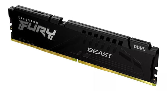 Memoria Dimm Ddr5 Kingston (Kf552C40Bb-16) (1X16Gb) 5200Mhz, Fury Beast Black, Cl40