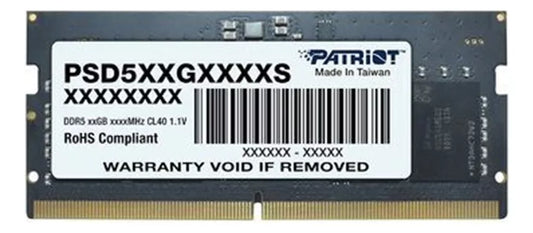 Memoria Dimm Ddr5 Patriot (Psd58G520041) Signature 8Gb (1X8Gb) 5200Mhz Cl42