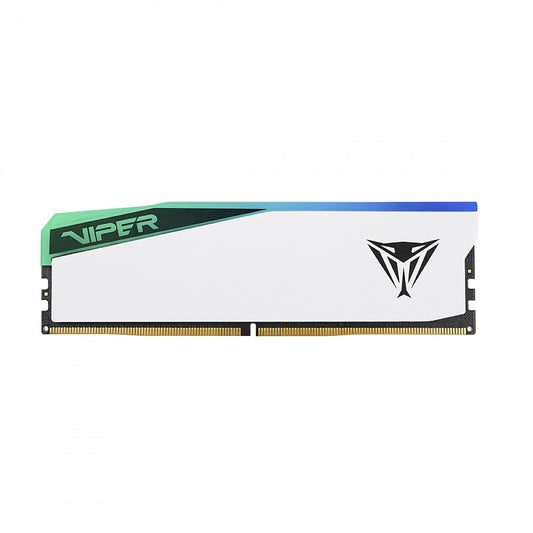 Memoria Dimm Ddr5 Patriot (Pver532G56C38W) Viper Elite 5 Rgb White 32Gb (1X32Gb) 5600Mhz Cl38
