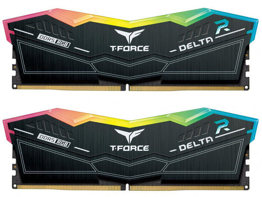 Memoria Dimm Ddr5 Teamgroup (Ff3D532G7200Hc34Adc01) T-Force Delta 32Gbgb (2X16Gb) 7200Mhz Rgb Bk