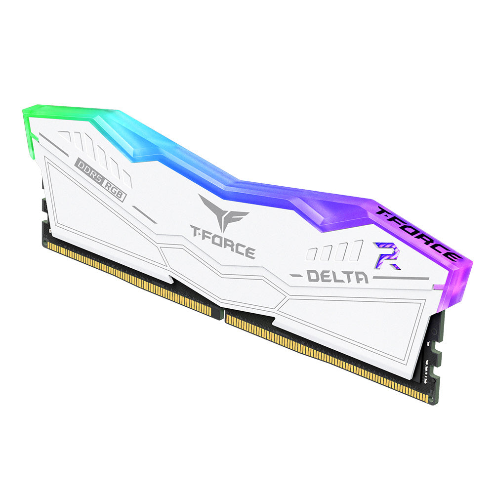Memoria Dimm Ddr5 Teamgroup (Ff4D532G6000Hc38Adc01) T-Force Delta 32Gb (2X16Gb) 6000Mhz Rgb Wt