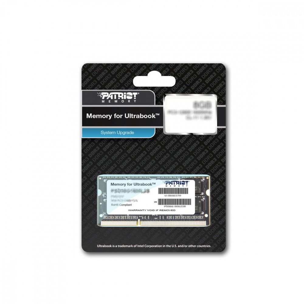 Memoria Sodimm Ddr3L Patriot (Psd38G1600L2S) Signaure 8Gb 1600Mhz Cl11