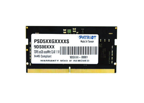 Memoria Sodimm Ddr5 Patriot (Psd516G480081S) Signature 16Gb (1X16Gb) 4800Mhz Cl40