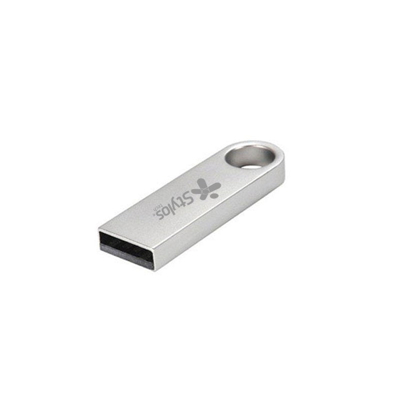 Memoria Usb Stylos (Stmusb1B) 8Gb St100 Usb 2.0 Metal Plata