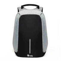 Stylos Mochila De Poliéster Stabap1S, Gris/Negro