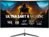 Monitor 23.8" Balam Rush (Br-938334) Ultra Earth Ii Mgx23C,1920*1080,165Hz,1Ms,Hdmi,Dp,Curvo,Blanco