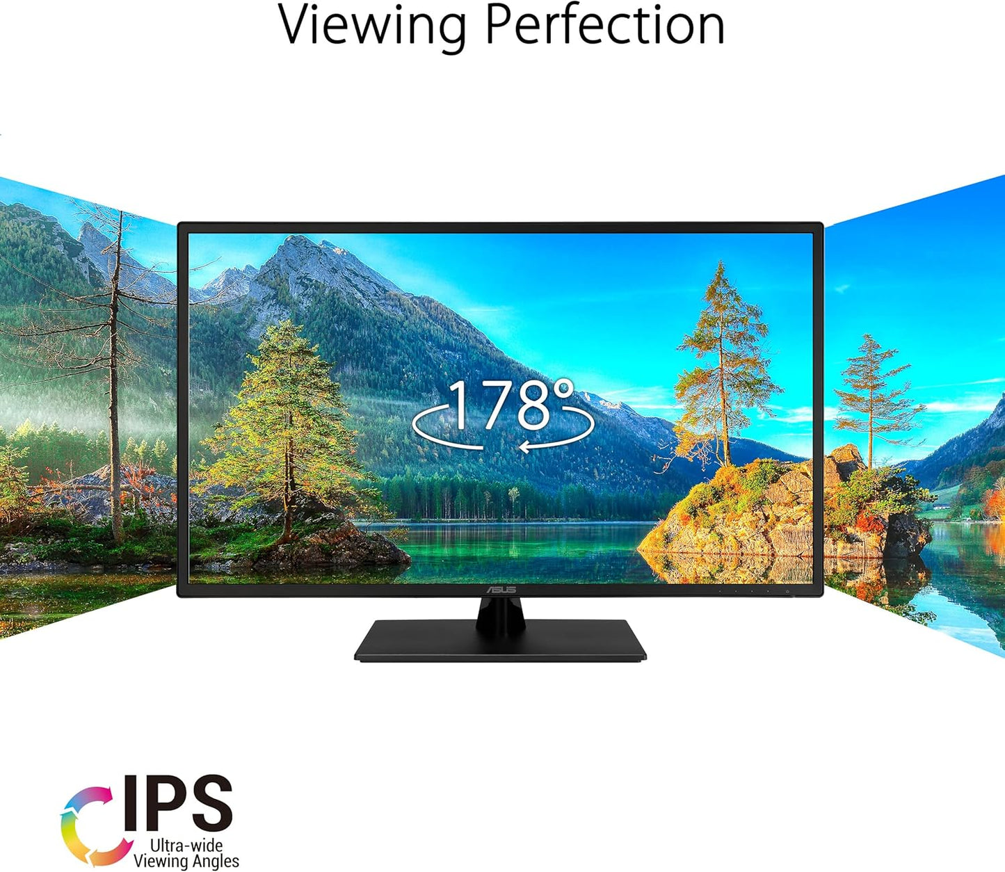 Monitor Led Asus 31.5" (Va329He)Eye Care,1920X1080,Fhd,Ips,75Hz,5Ms,Hdmi,Vga,Negro