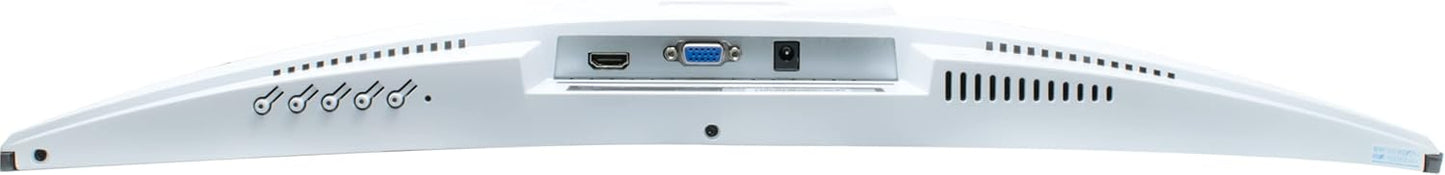 Monitor Gaming Led 23.8" Necnon (Nmg-24C7-Bl) 1920X1080,Curvo,Full Hd,Hdmi,Vga,75Hz,4Ms,Blanco