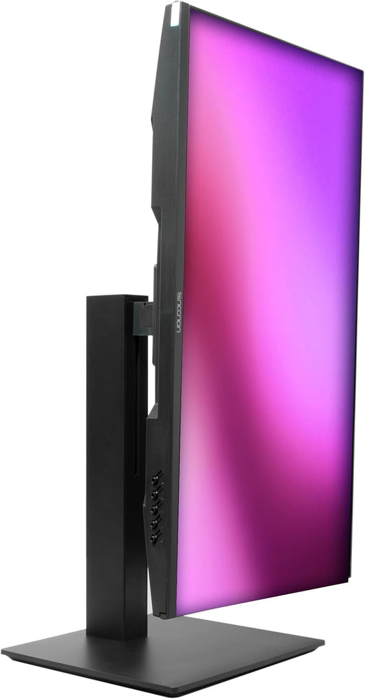 Monitor Gaming Led 23.8" Necnon (Nmg-24Fr-Ng) 1920X1080,Giratorio,165Hz,1Ms,Rgb,Hdmi,Vga,Dp,Negro