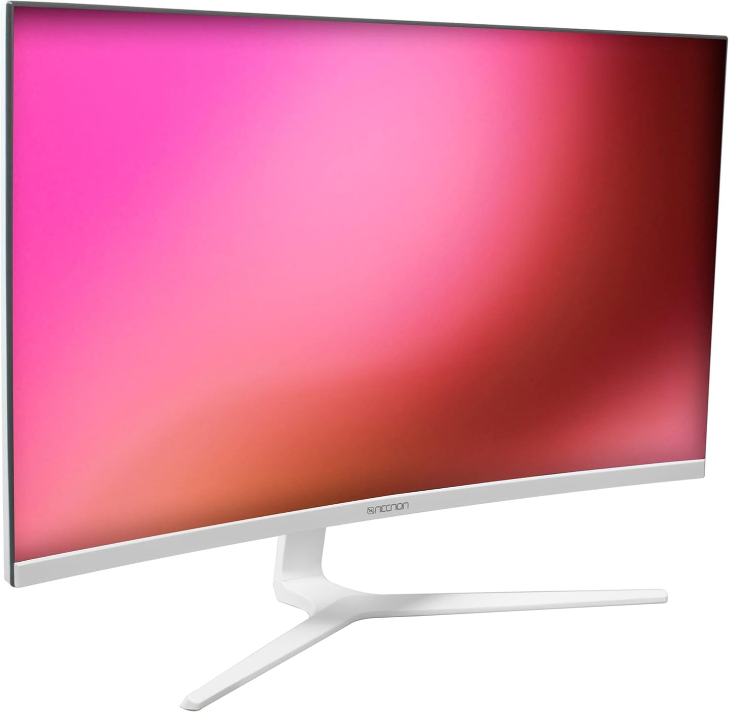 Monitor Gaming Led 27" Necnon (Nmg-27C1-Bl) 1920X1080, Curvo, 165Hz, 1Ms, Rgb, Hdmi, Vga, Dp, Blanco