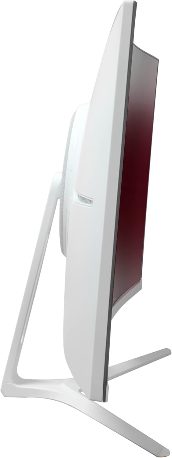 Monitor Gaming Led 27" Necnon (Nmg-27C1-Bl) 1920X1080, Curvo, 165Hz, 1Ms, Rgb, Hdmi, Vga, Dp, Blanco