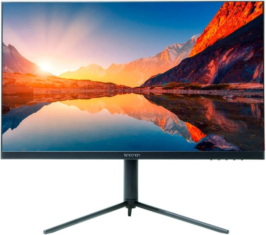 Monitor Gaming Led 27" Necnon (Nmg-27Fa-Ng) 1920X1080,Giratorio,165Hz,1Ms,Rgb,Hdmi,Vga,Dp,Negro