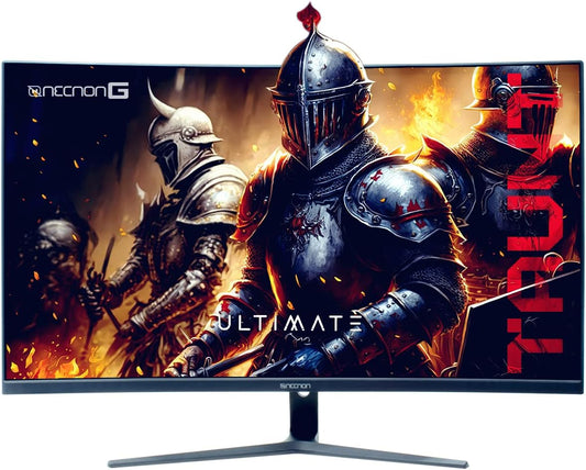 Monitor Gaming Led 31.5" Necnon (Nmg-32C2-Bl) 1920X1080, Curvo, 240Hz, 1Ms, Rgb, Hdmi,Vga,Dp, Blanco