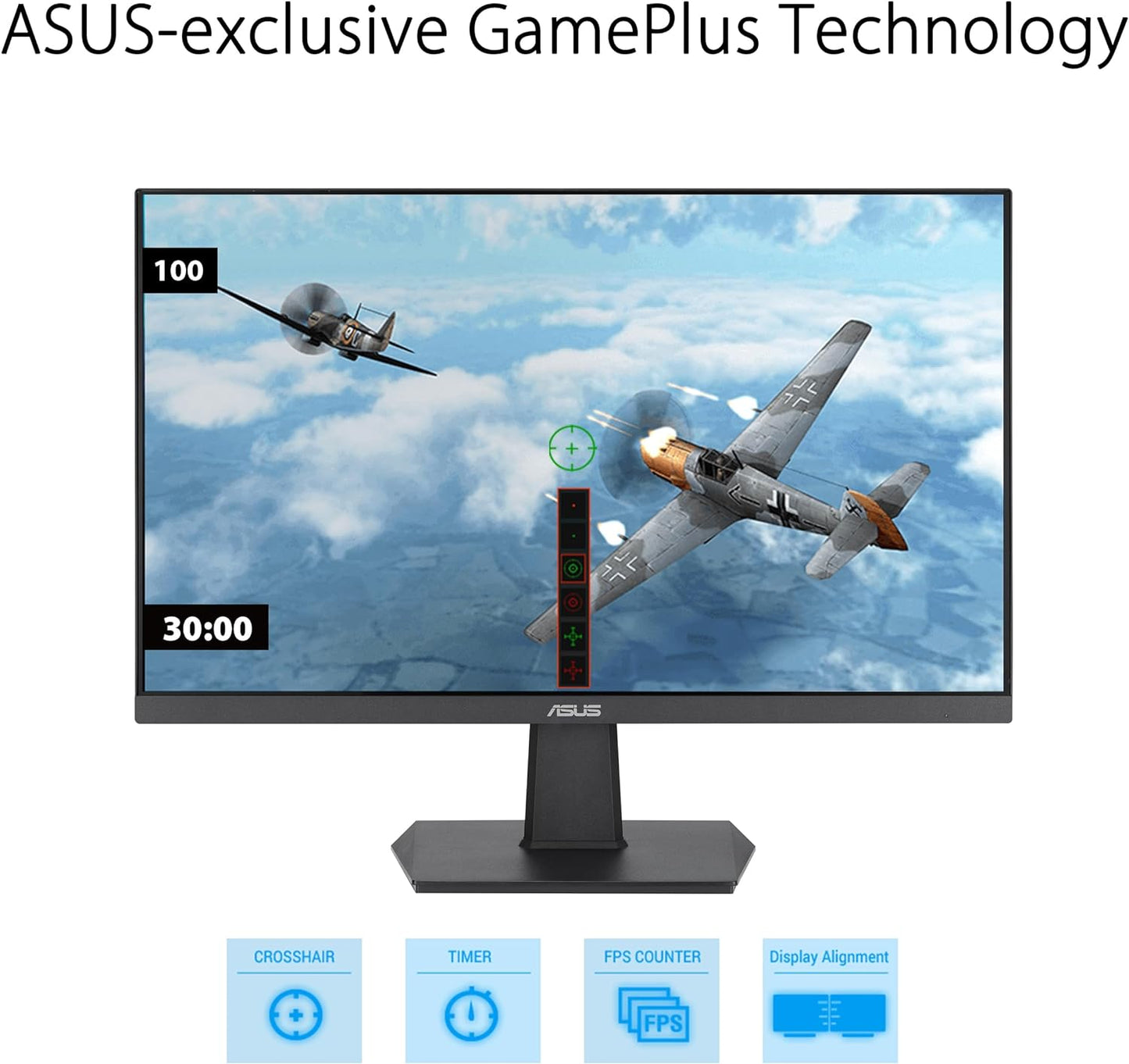 Monitor Led Asus 23.8" (Va24Ehf) 1920X1080 100Hz,Ips,Hdmi,Adaptative-Sync,Negro
