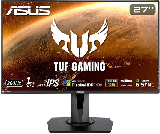 Monitor Led Asus 27 (Vg279Qm) Tuf Gaming 1920X1080 280Hzfull Hdips1Ms2*Hdmidpg-Synchdrgris