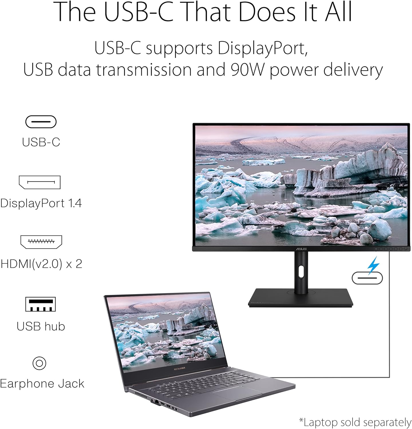 Monitor Led Asus 32 (Pa329Cv) Proart3840X216060Hz5Msips2*Hdmidpusb-Cadaptative Synchdr10