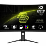 Monitor Led Msi 32 (Mag 321Cup) 3840X2160 Curvo 160 Hz 1Ms 2*Hdmi 1*Dp 1* Usb Tipo C