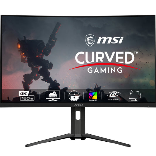 Monitor Led Msi 32 (Mag 321Cup) 3840X2160 Curvo 160 Hz 1Ms 2*Hdmi 1*Dp 1* Usb Tipo C