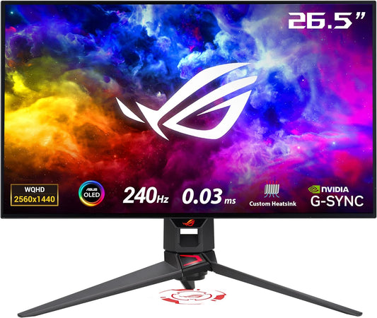 Monitor Oled Asus 27 (Pg27Aqdm) Rog Swift2560X1440Hdoled240Hz0.03Ms2*Hdmidpg-Synchdr10