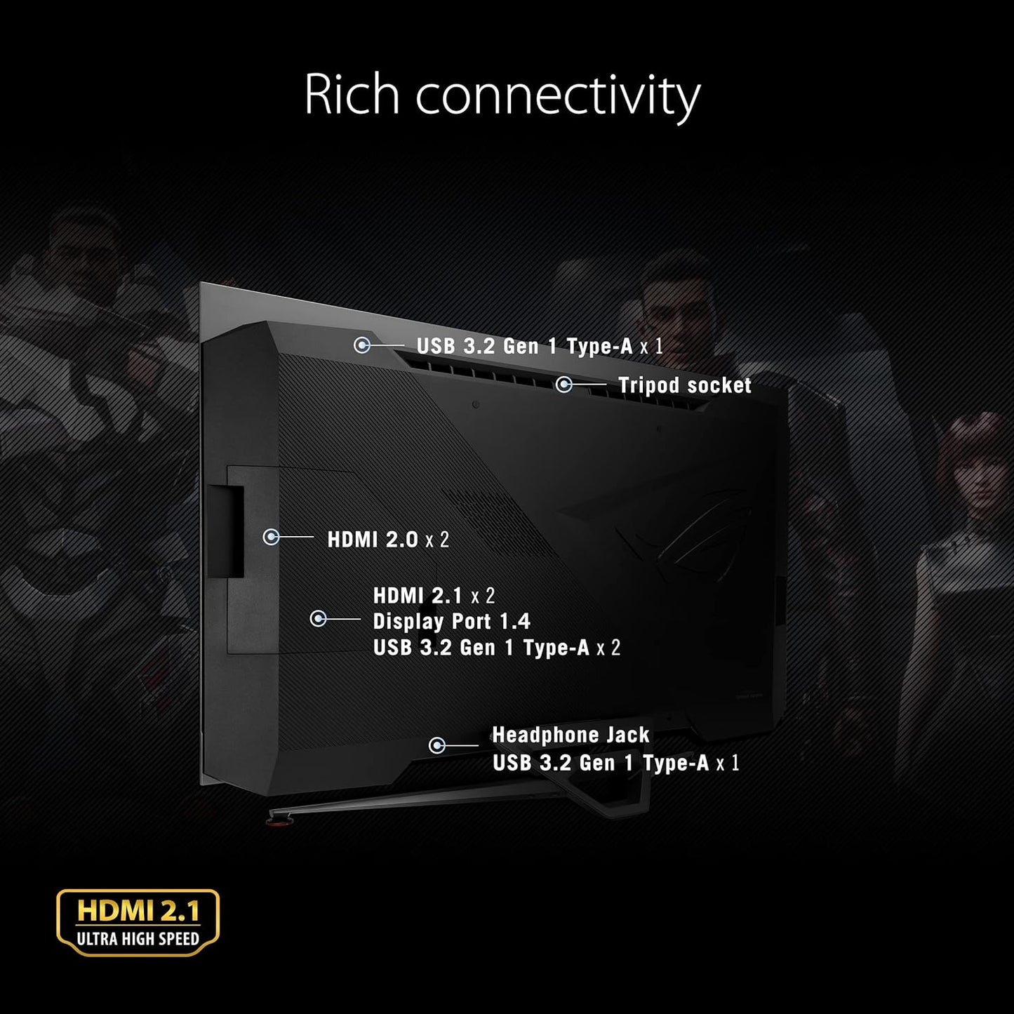 Monitor Oled Asus 41.5 (Pg42Uq) Rog Swift3840X2160138Hz0.1Msoled4*Hdmidp4*Usbg-Synchdr10