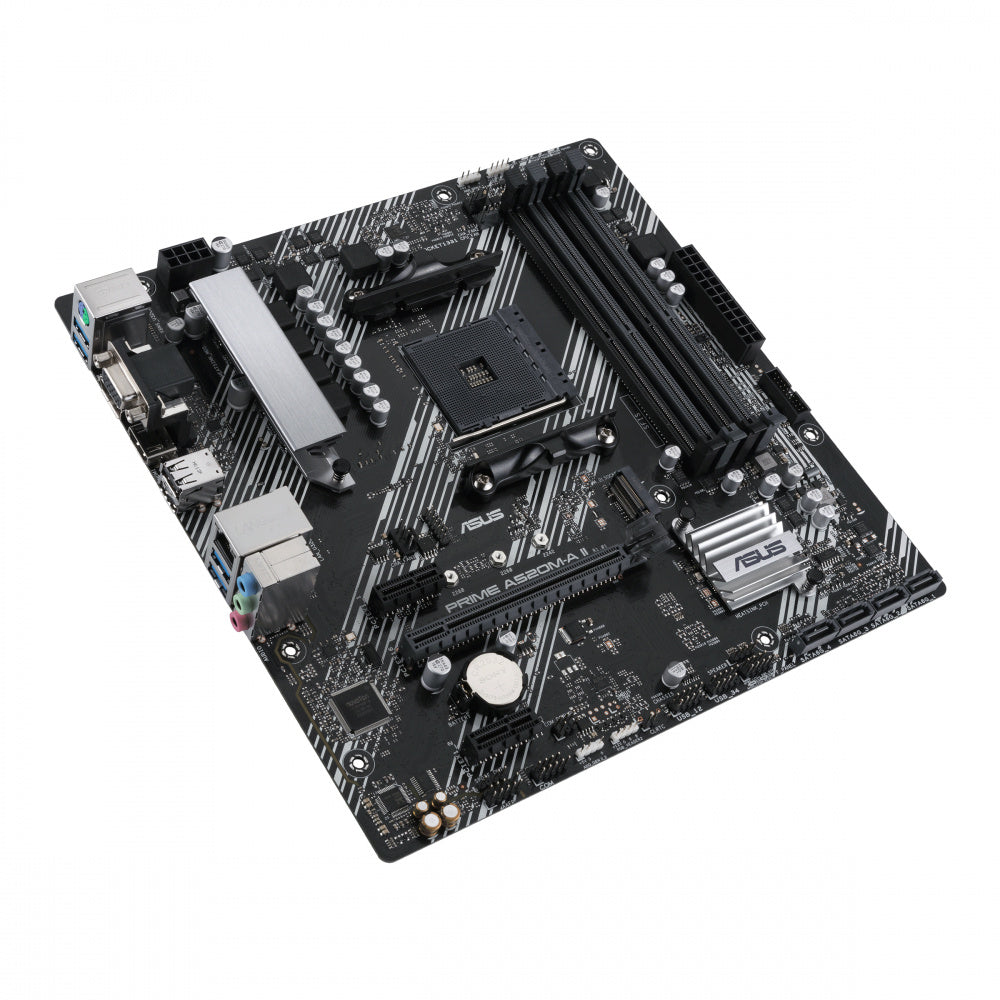Motherboard Asus (Prime A520M-A Ii/Csm) Socket Am4,4*Ddr4,Hdmi,Dp,Vga,Pcie-3.0,M.2,Micro Atx