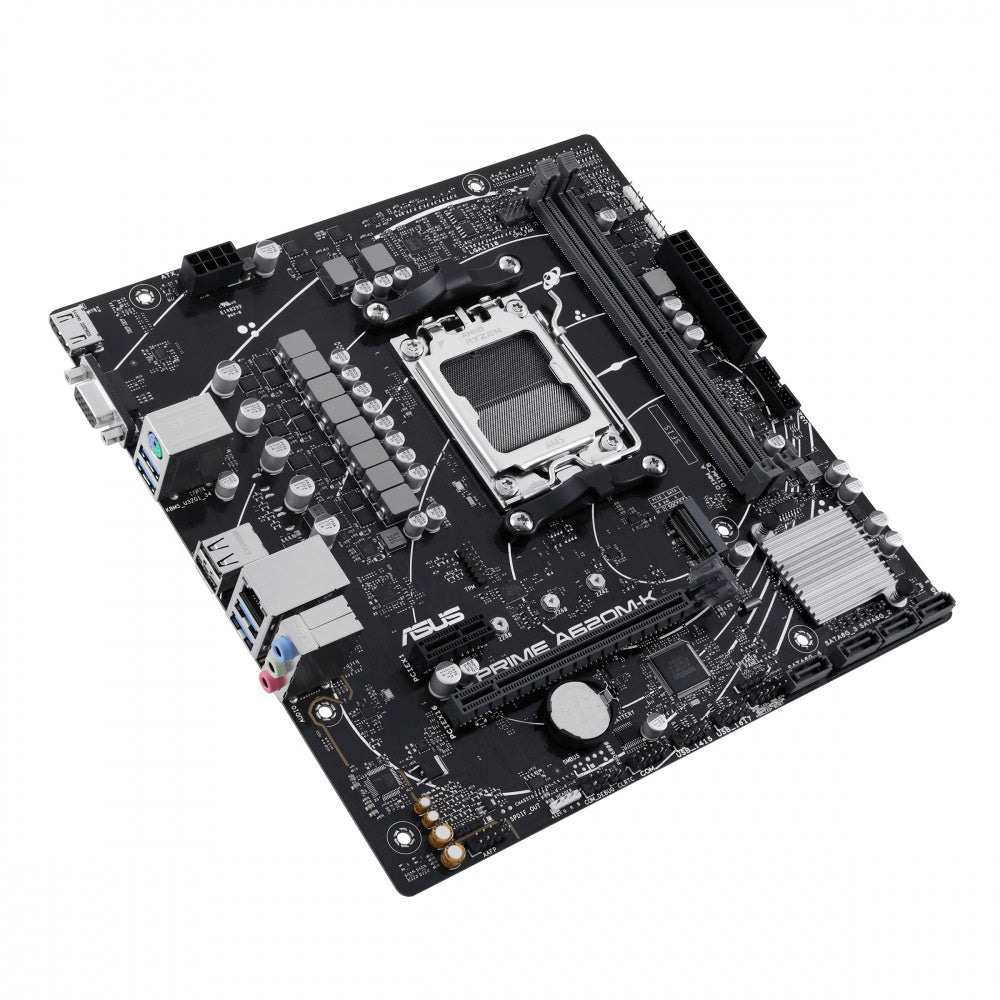 Motherboard Asus (Prime A620M-K-Csm) Socket Am52**Ddr5Hdmivgapcie-4.0M.2Micro Atx