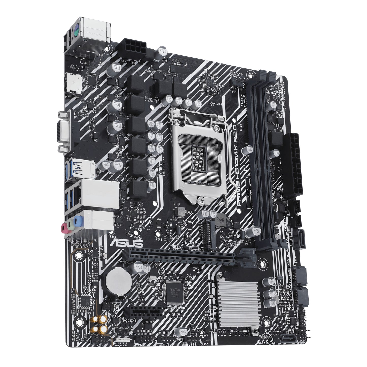 Motherboard Asus (Prime H510M-K R2.0) Socket 120011A,2*Ddr4 3200,Hdmi,Dp,Vga,Micro Atx