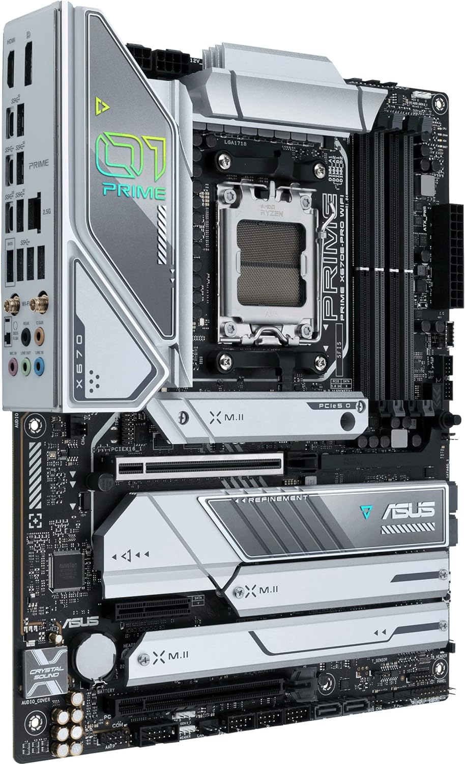 Motherboard Asus (Prime X670E-Pro Wifi) Socket Am54*Ddr5Hdmidppcie-5.0Wifi6Eatx