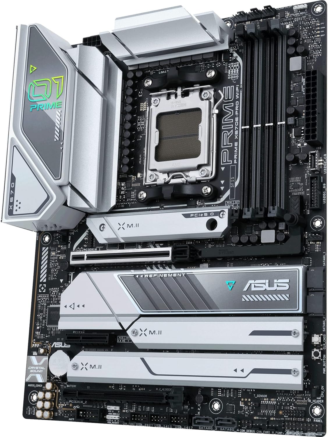 Motherboard Asus (Prime X670E-Pro Wifi) Socket Am54*Ddr5Hdmidppcie-5.0Wifi6Eatx