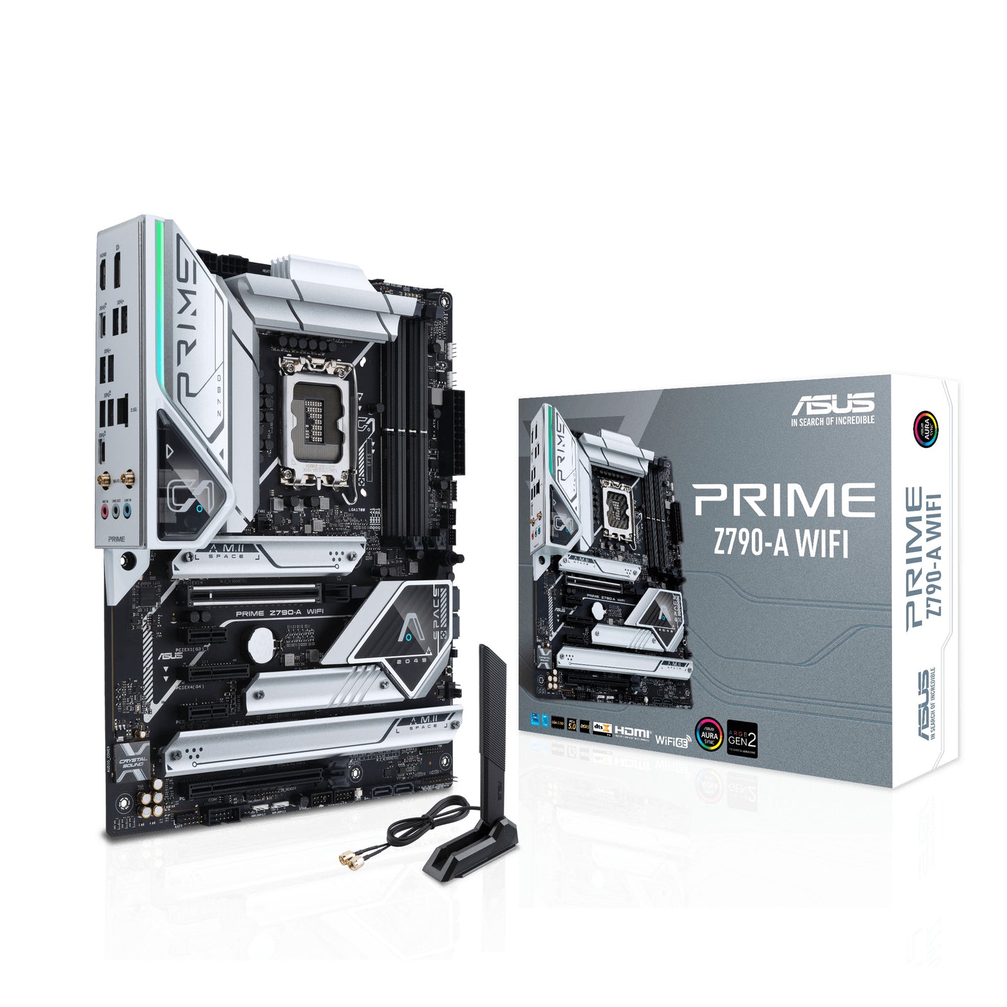 Motherboard Asus (Prime Z790-A Wifi)Socket 1700 13A,4*Ddr5,Hdmi,Dp,Pcie-5.0,Wifi6,Atx