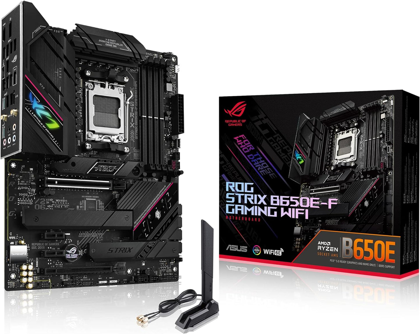 Motherboard Asus (Rog Strix B650E-F Gaming Wifi) Socket Am54*Ddr5Hdmidppcie-5.0Wifi6Eatx