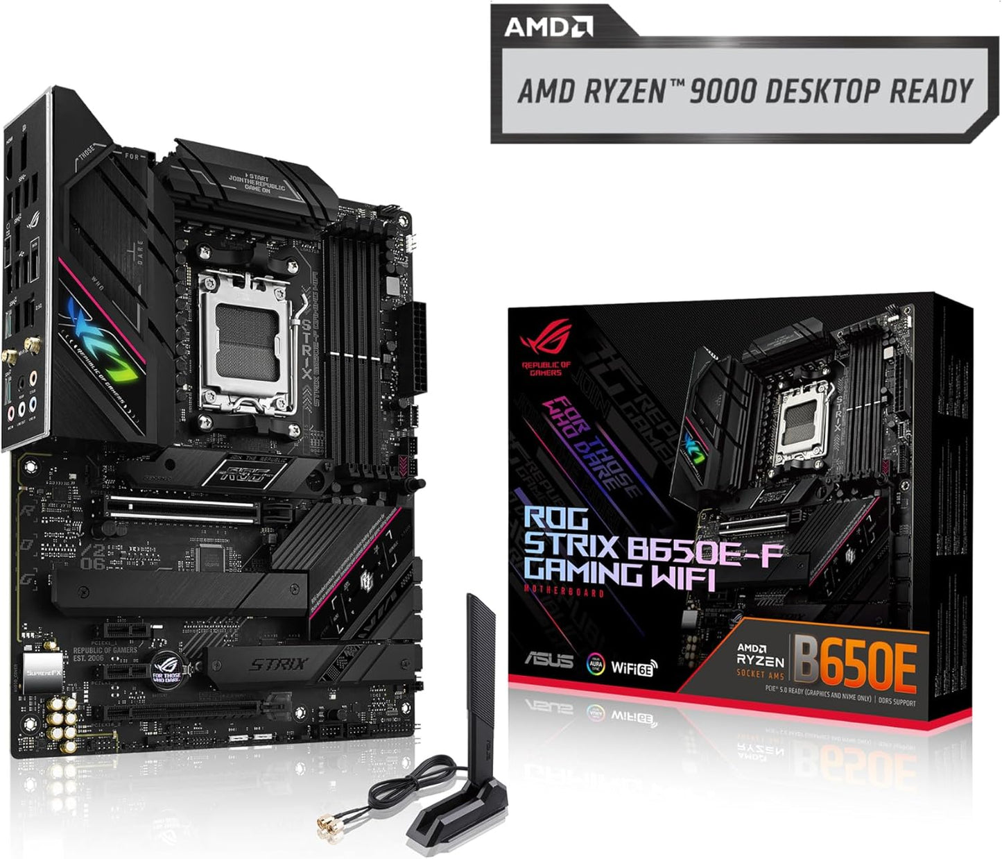 Motherboard Asus (Rog Strix B650E-F Gaming Wifi) Socket Am54*Ddr5Hdmidppcie-5.0Wifi6Eatx