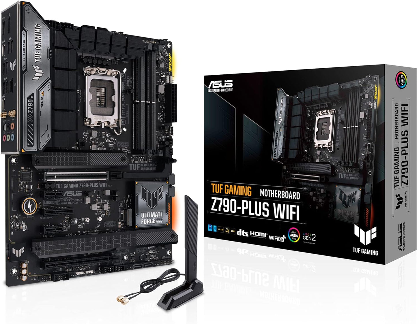 Motherboard Asus (Tuf Gaming Z790-Plus Wifi)Socket 1700 13A4*Ddr5Hdmidppci-E 5.0Wifi6Eatx