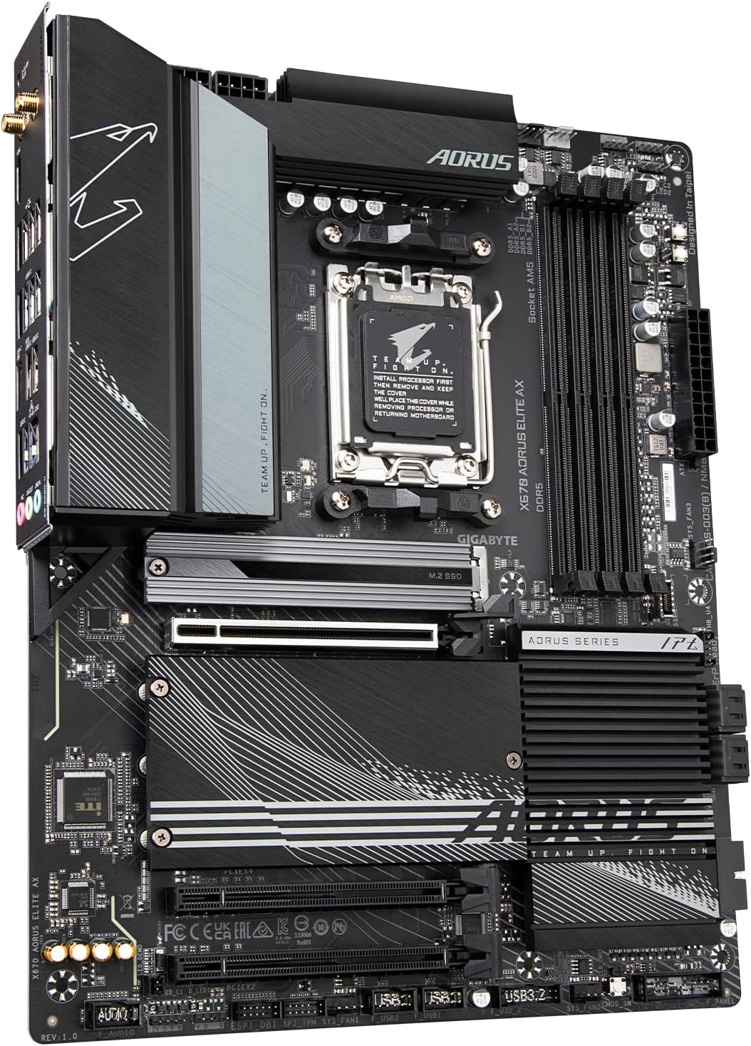 Motherboard Gigabyte (B650 Aorus Elite Ax) Socketam5,4*Ddr5,M.2,Atx, Wifi
