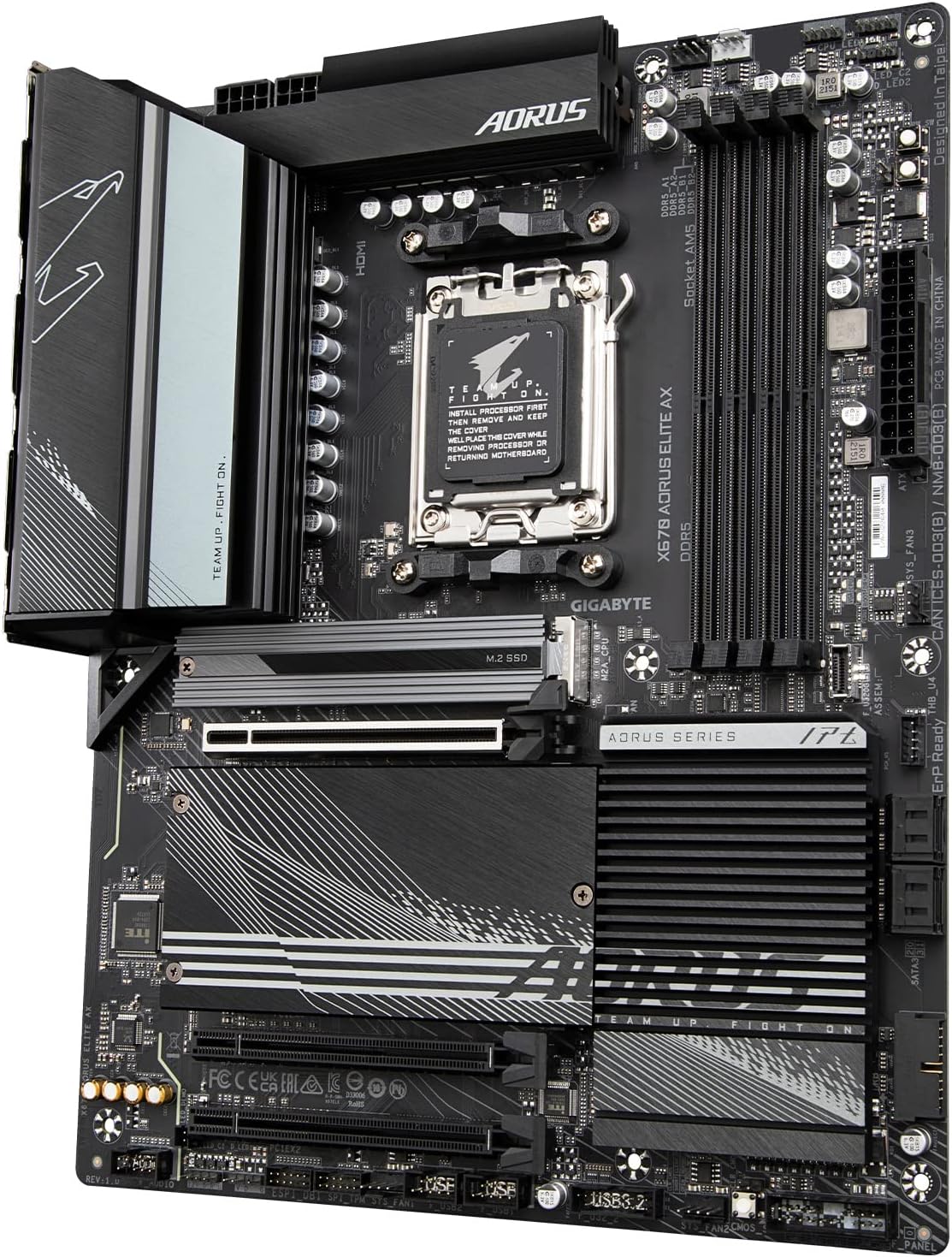 Motherboard Gigabyte (B650 Aorus Elite Ax) Socketam5,4*Ddr5,M.2,Atx, Wifi