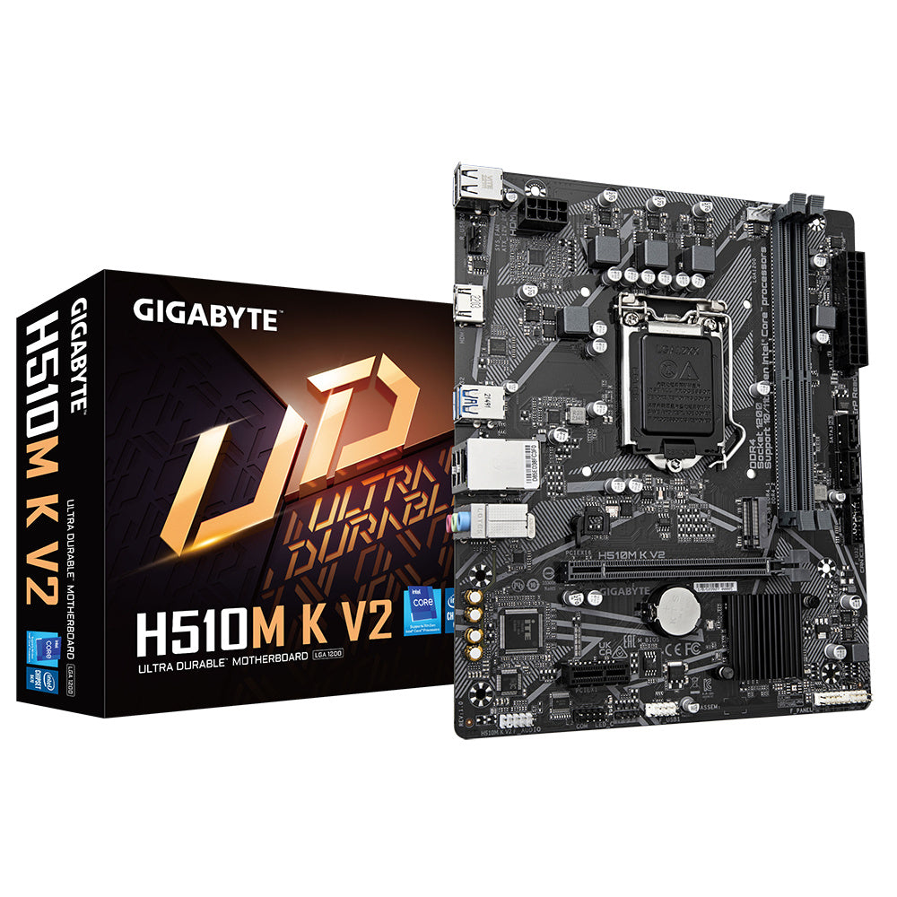 Motherboard Gigabyte (H510M K V2) Socket 1200 2*Ddr4 3200Mhz Hdmi Micro Atx