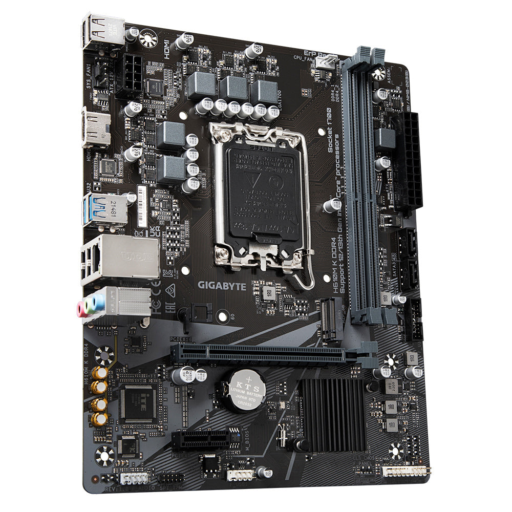 Motherboard Gigabyte (H610M K Ddr4) Socket 1700, 2*Ddr4 3200, Hdmi, Micro Atx