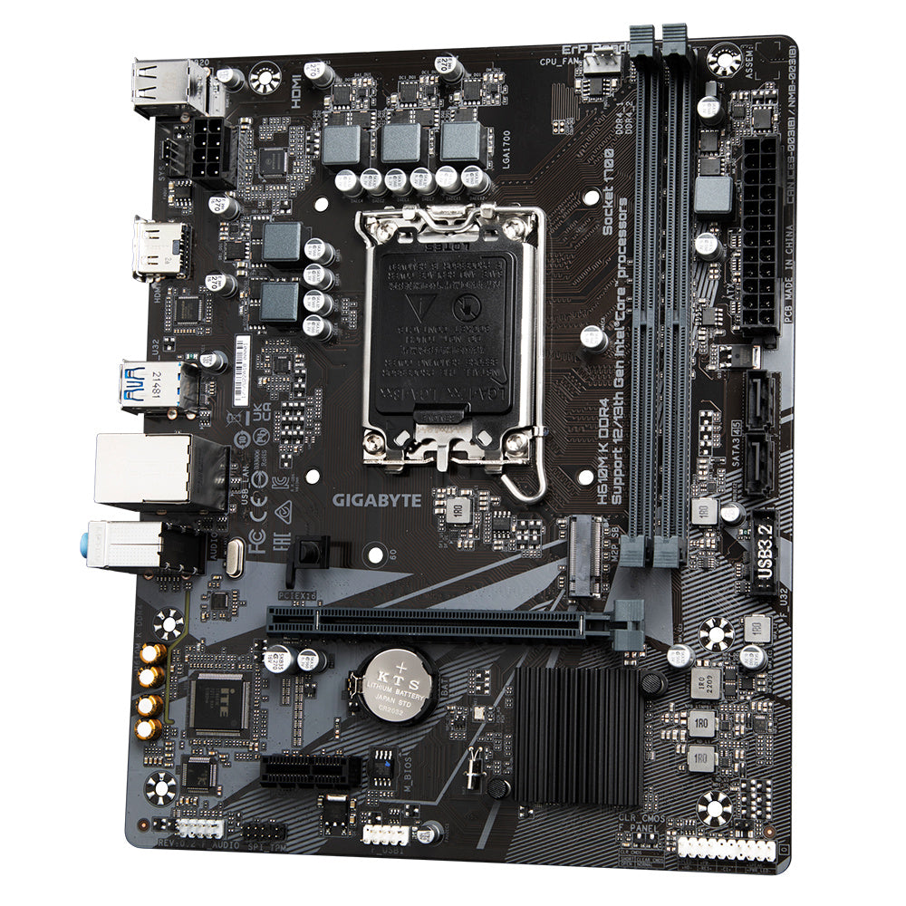 Motherboard Gigabyte (H610M K Ddr4) Socket 1700, 2*Ddr4 3200, Hdmi, Micro Atx