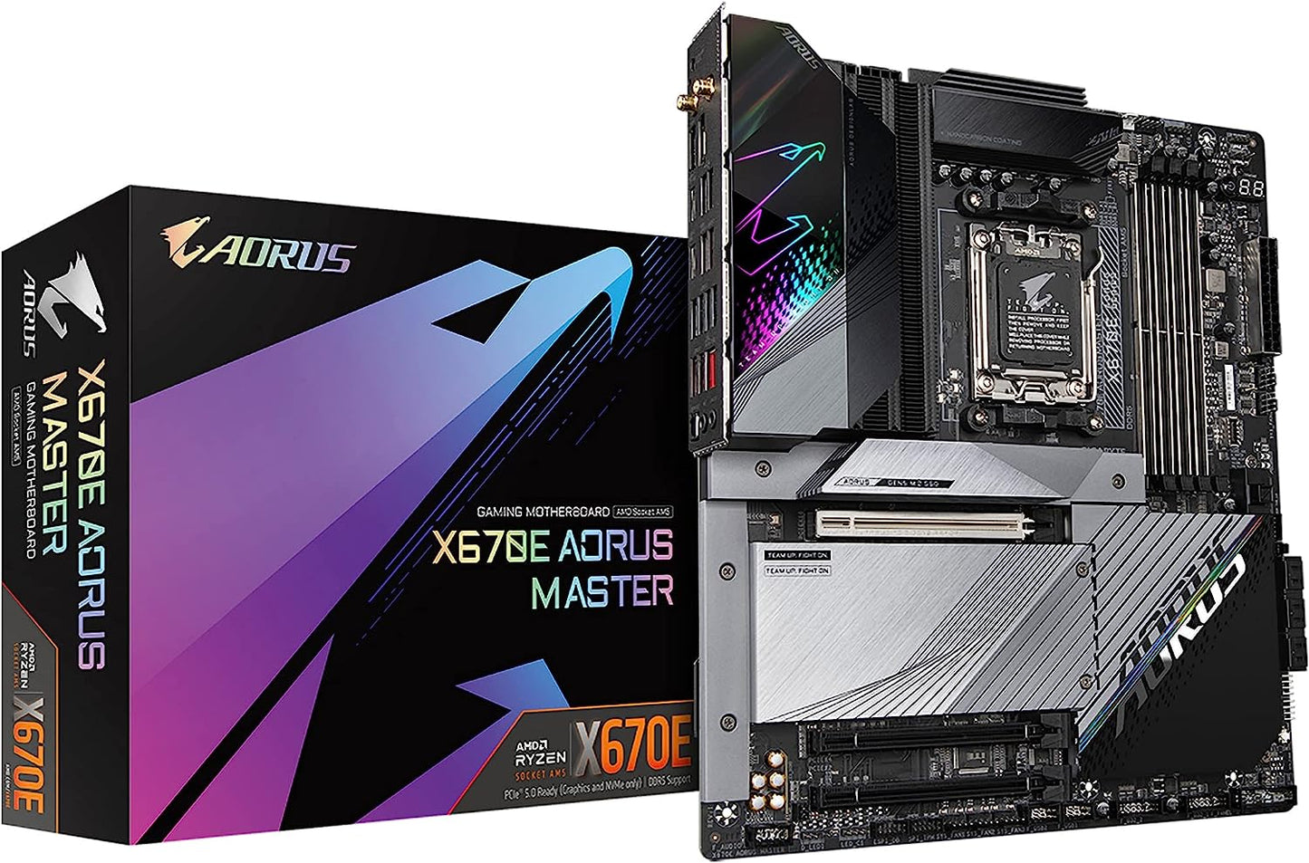 Motherboard Gigabyte (X670E Aorus Master)Socket Am5, 4* Ddr5, 2* M.2, Hdmi, Dp, Wifi 6E, Bt 5.3
