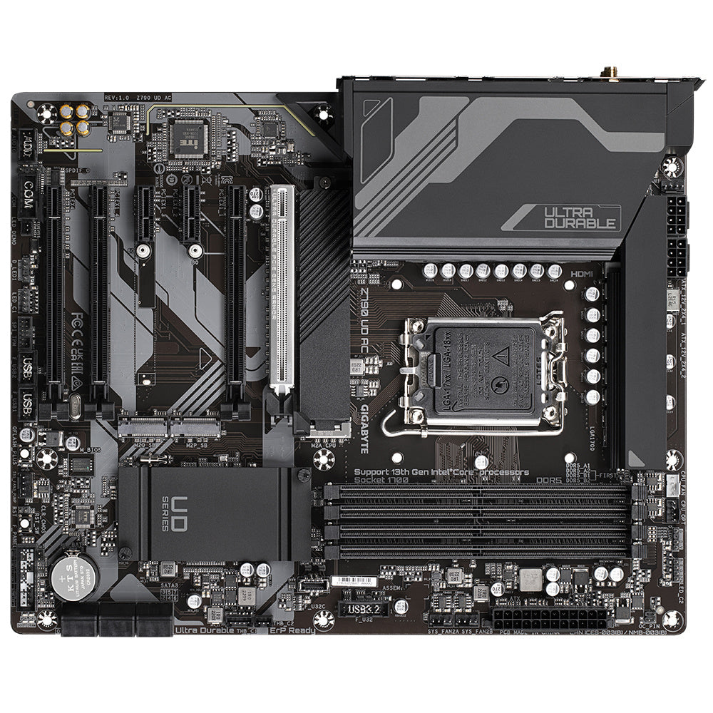 Motherboard Gigabyte (Z790 Ud Ac) Socket 1700, 4*Ddr5 7600, Hdmi, Dp, Atx