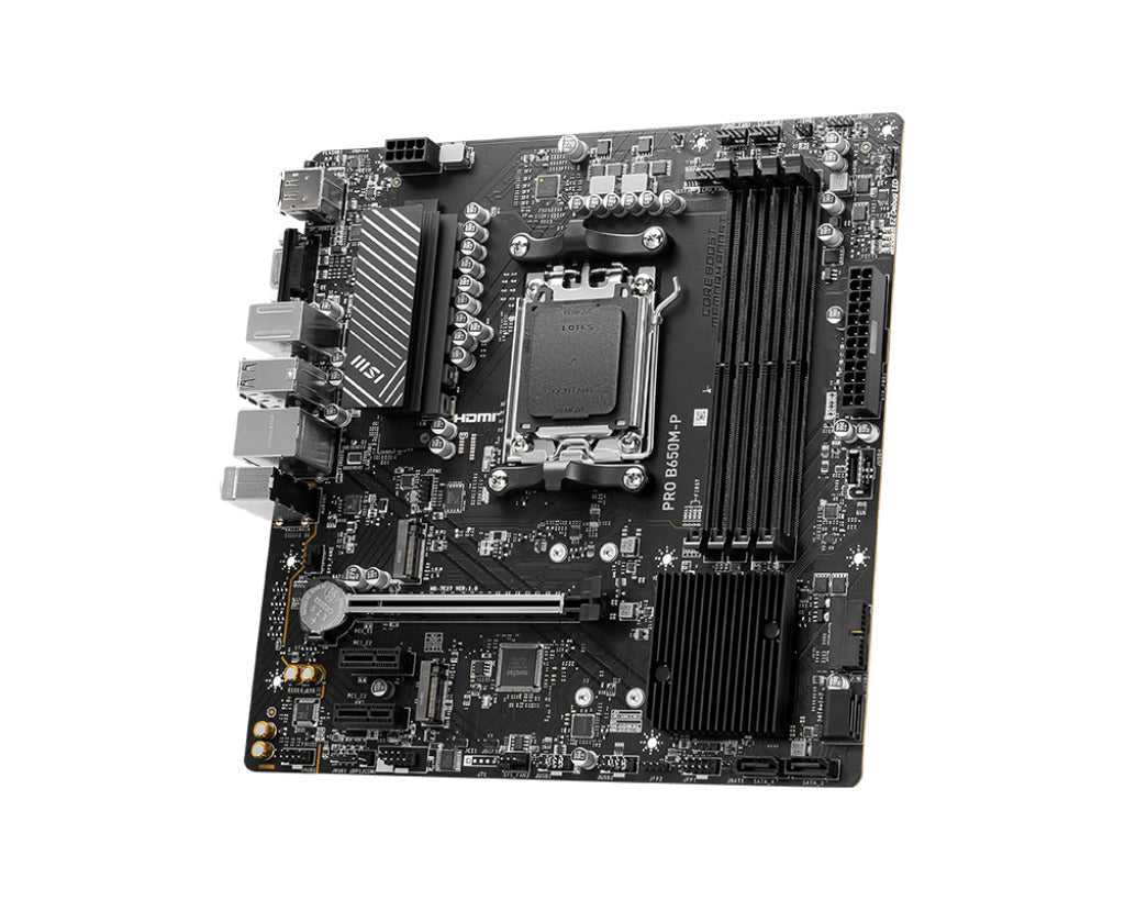 Motherboard Msi (Pro B650M-P) Socket Am5, 4*Ddr5 7200, Hdmi, Dp, Vga, 2*M.2, Micro Atx