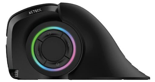 Mouse Acteck Inalambrico Vertical Optimize Mi690 Rgb Negro Ac-933049