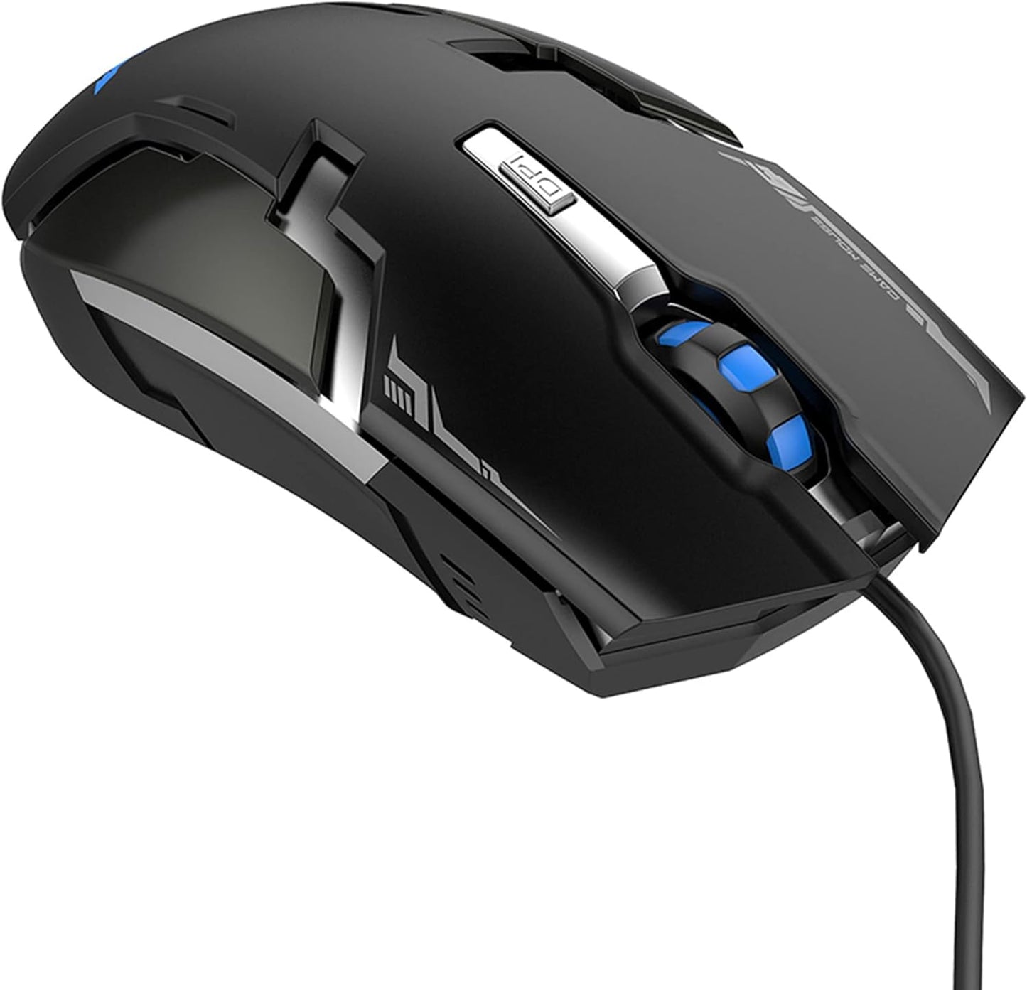 Mouse Gamer Naceb (Na-629) Usb 800/3200 Dpi, 6 Botnegro