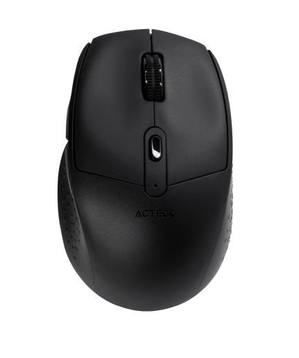 Mouse Inalambrico Acteck (Ac-934077) Optimize Ergo Mi680,Rf Usb,Bt,Optico,1600 Dpi,Negro
