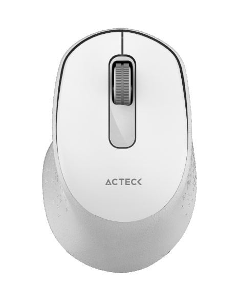 Mouse Inalambrico Acteck (Ac-934152) Optimize Ergo Mi470,Rf Usb,Optico,1600 Dpi,Blanco