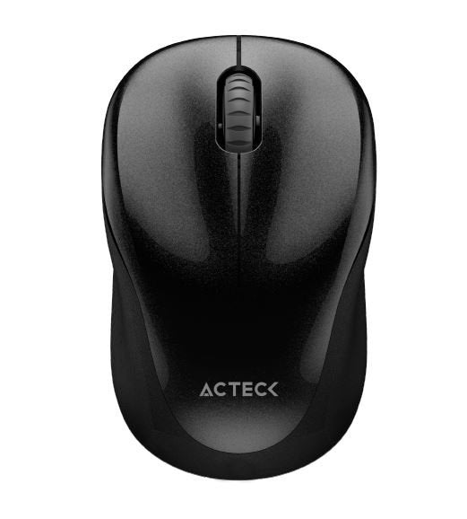 Mouse Inalambrico Acteck (Ac-934169) Optimize Trip Mi480,Rf Usb,Bt,Optico,1600 Dpi,Negro