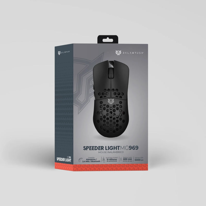 Mouse Inalambrico Balam Rush (Br-936866) Speeder Light Mg969Rfbtoptico5000 Dpipila Rnegro