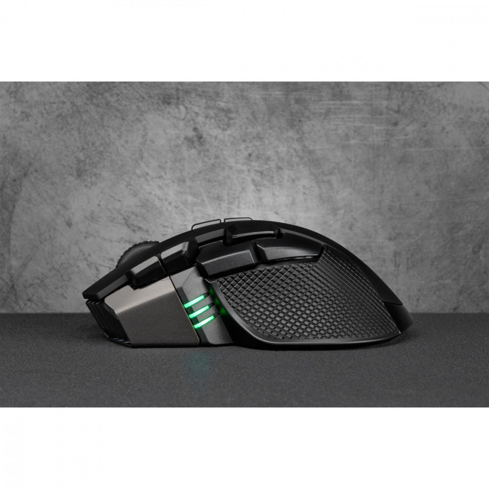 Mouse Optico Corsair (Ch-9317011-Na) Ironclaw Rgbwireless Recargable Negro 18000 Dpi